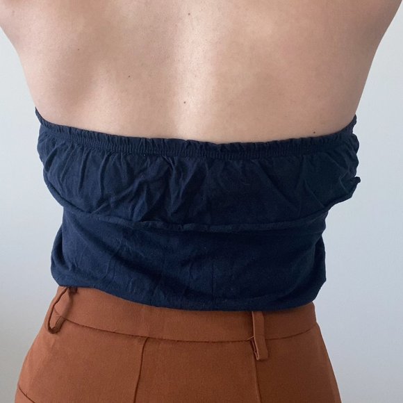 Navy Tube Top - Picture 2 of 2